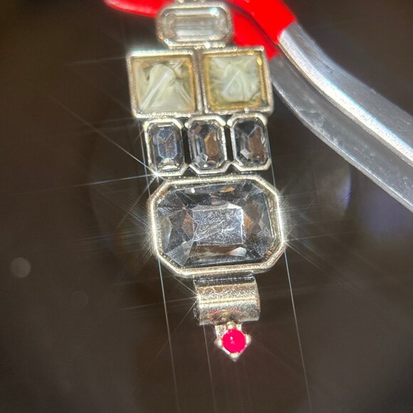 Multi-Stone with Pink End Stone Earrings - Picture 5 of 8